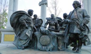 Батурин. Пам'ятник "Молитва за Україну".